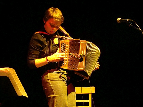 Anne Niepold in der Theaterwerkstatt